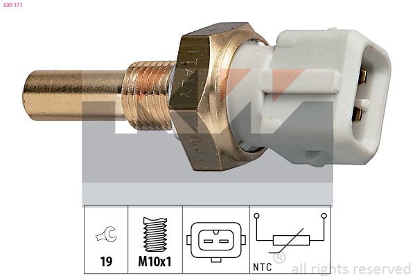 Senzor,temperatura lichid de racire 530 171 KW